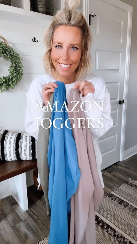I just found the best @amazon joggers!!!!! The quality is amazing!!!!! I want all the colors!!!!! Catch me living in these this spring!!!
⬇️⬇️⬇️
Joggers size small regular length 
Black zip ups size medium
Tanks size small 
Shoes TTS



#LTKfitness #LTKstyletip #LTKfindsunder50