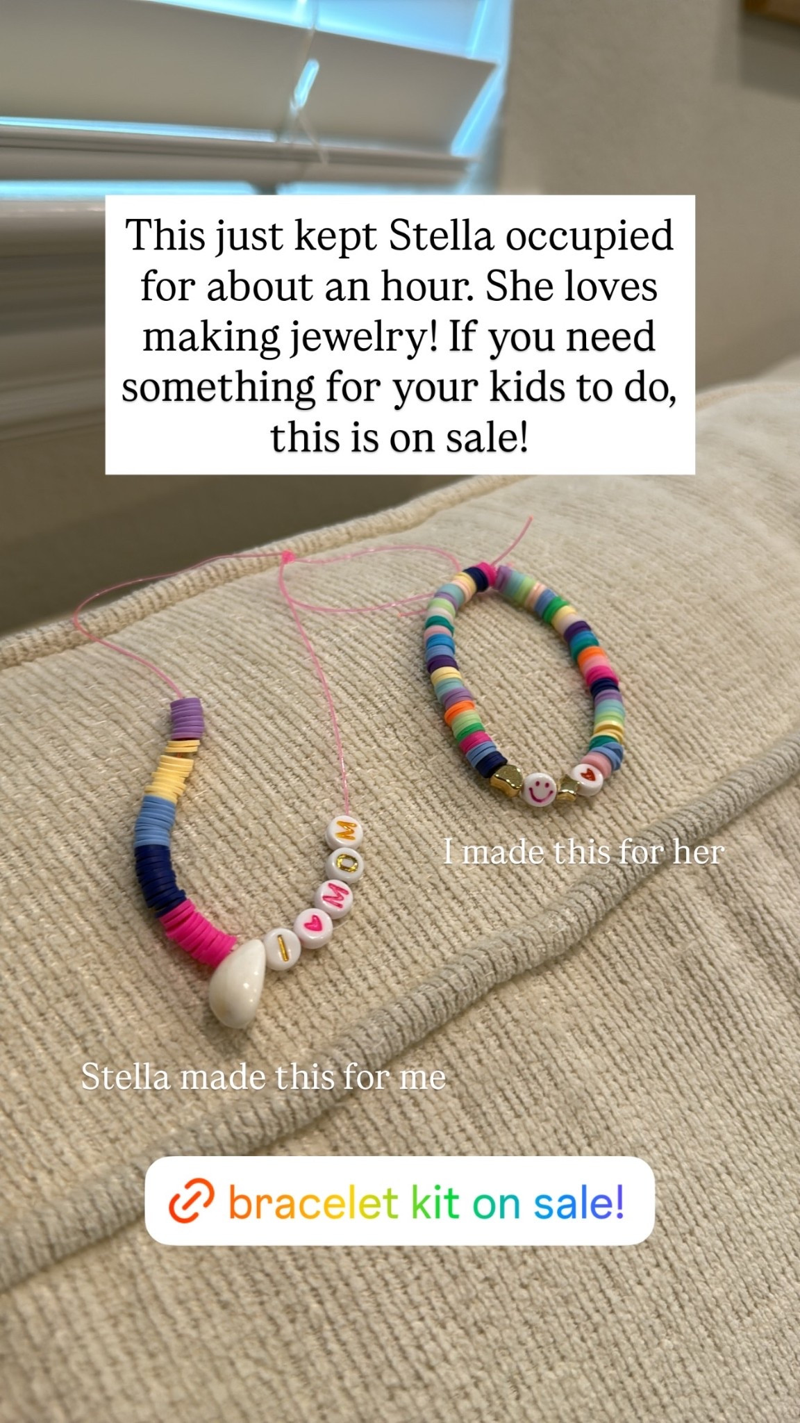 jewelry making kit as a summer activity for kids!

#LTKSaleAlert #LTKKids #LTKmomlife