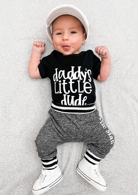 Daddy’s little dude outfit from Amazon.
Baby boy outfit 
Amazon baby clothes 


#LTKbaby #LTKfamily #LTKunder50