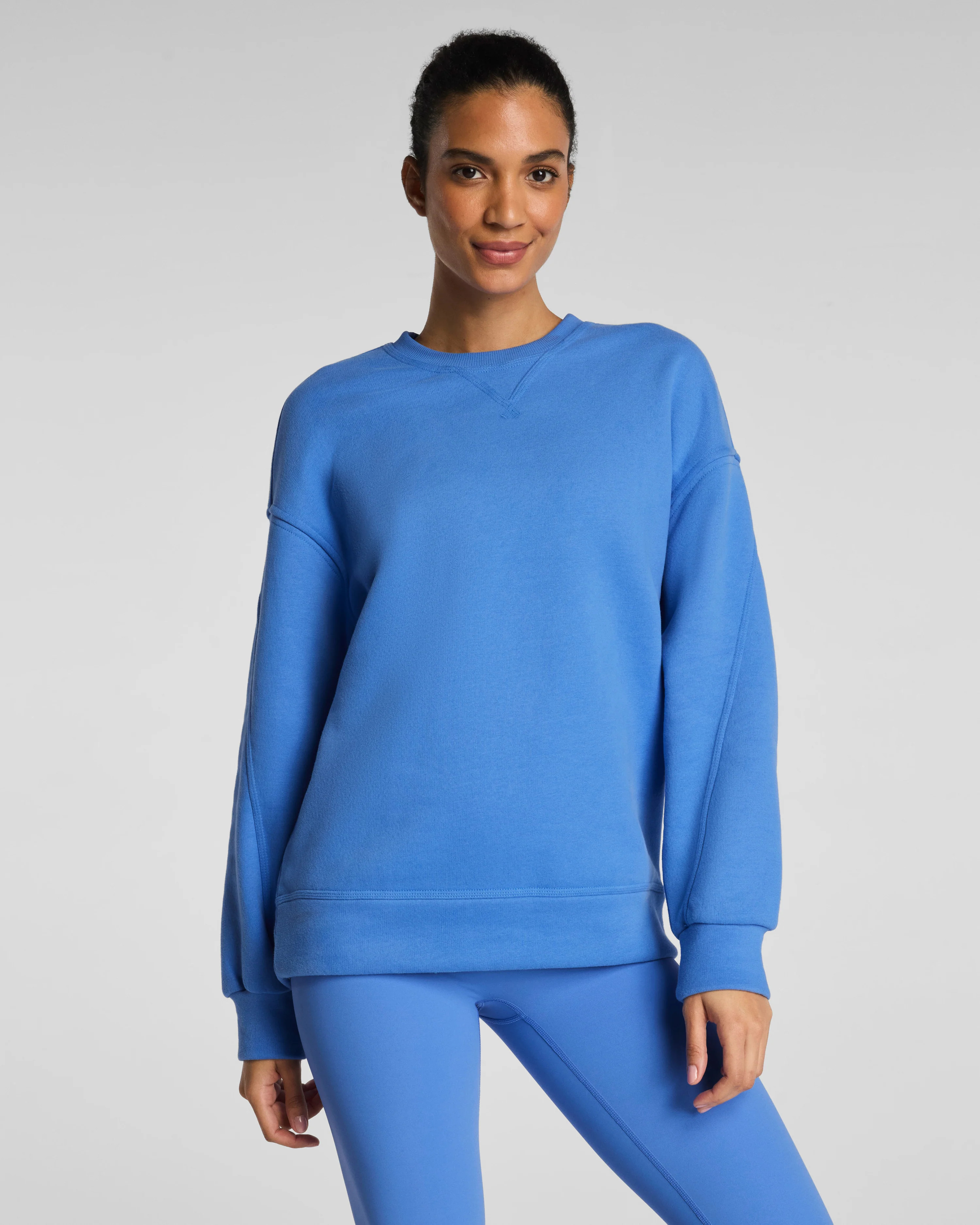 SPANX® BoostUpCotton Fleece Crewneck Tunic | Spanx