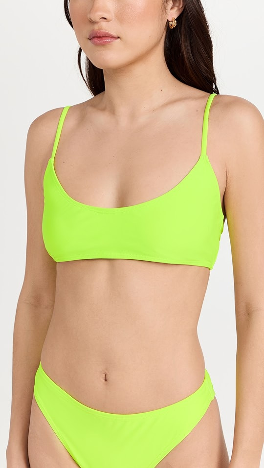 Deep Scoop Swim Top | Shopbop