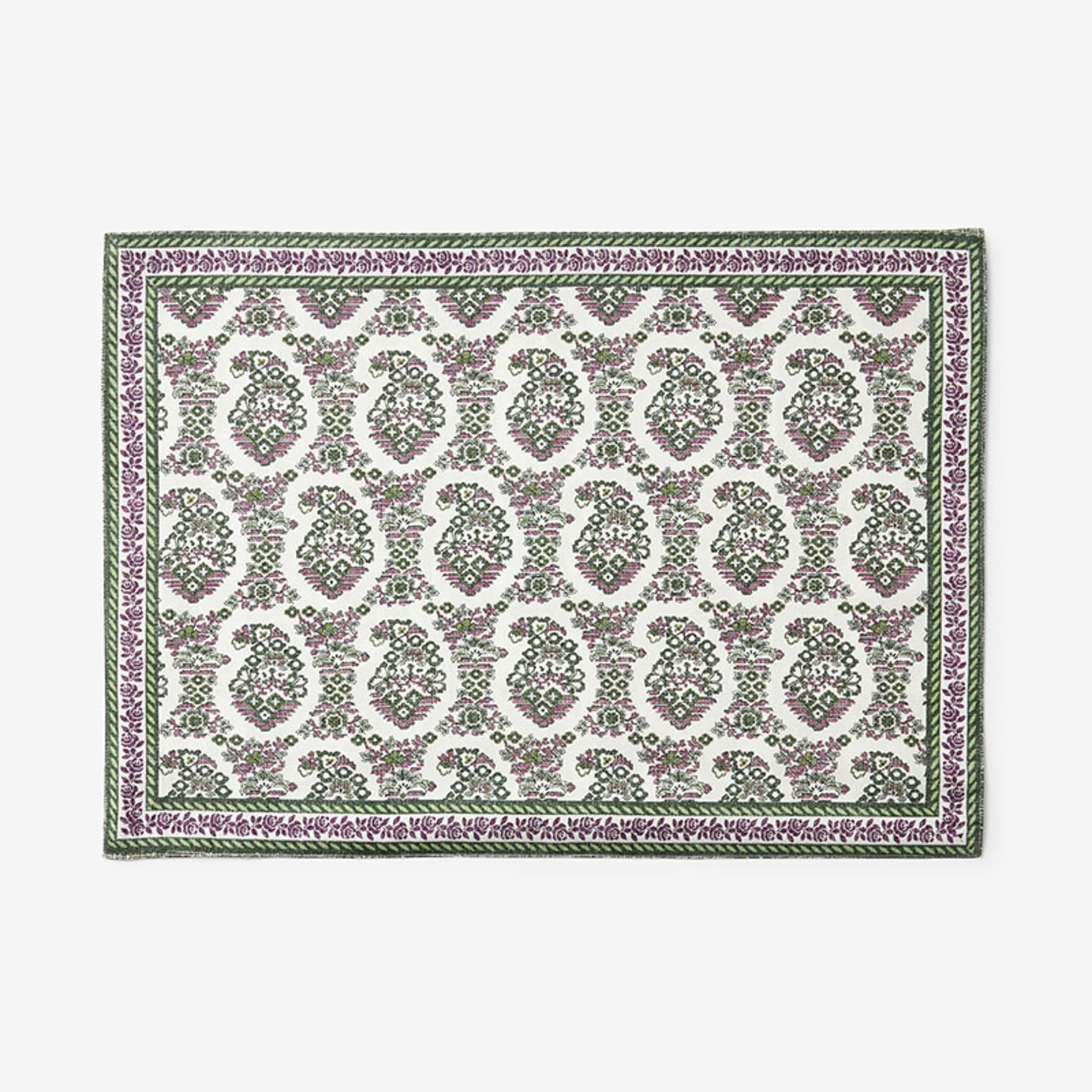 Rose Stripe & Malti Placemats, Set of 4 - Malti | The Company Store