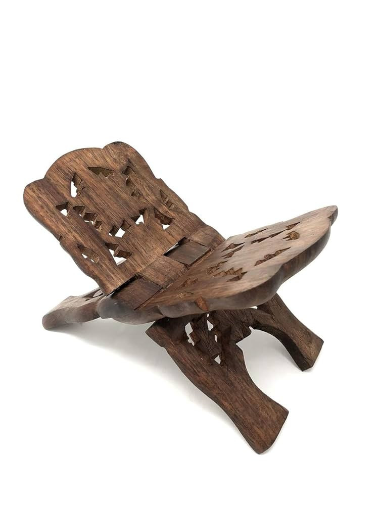 Azuregreen Quran Holder Book Stand Rihal Rehal Wooden Carved Eid | Amazon (US)