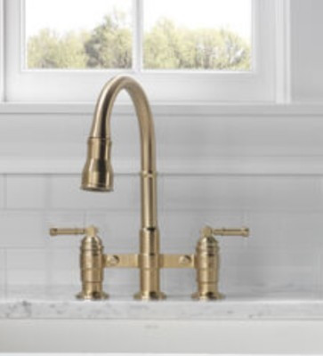 Delta 2390L-CZ-DST Broderick 1.8 GPM Widespread Bridge Pull Down Kitchen Faucet | eBay AU