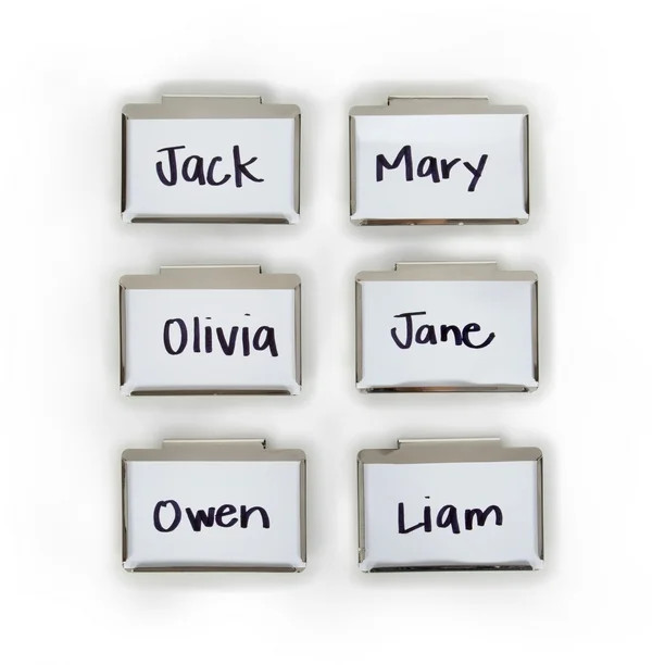 Basket Bin Labels Clip on | Label Holders for Basket or Storage Bins | Metal Hanging Bin Clip Lab... | Walmart (US)