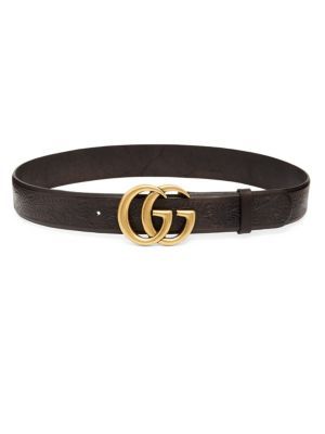 Marmont Embossed Leather Belt | Saks Fifth Avenue