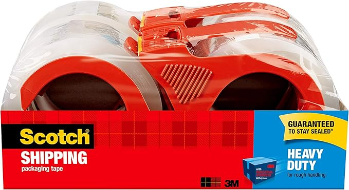 Scotch Heavy Duty Packaging Tape, Packing Tape Designed for Moving, Mailing, Shipping, and Office... | Amazon (US)