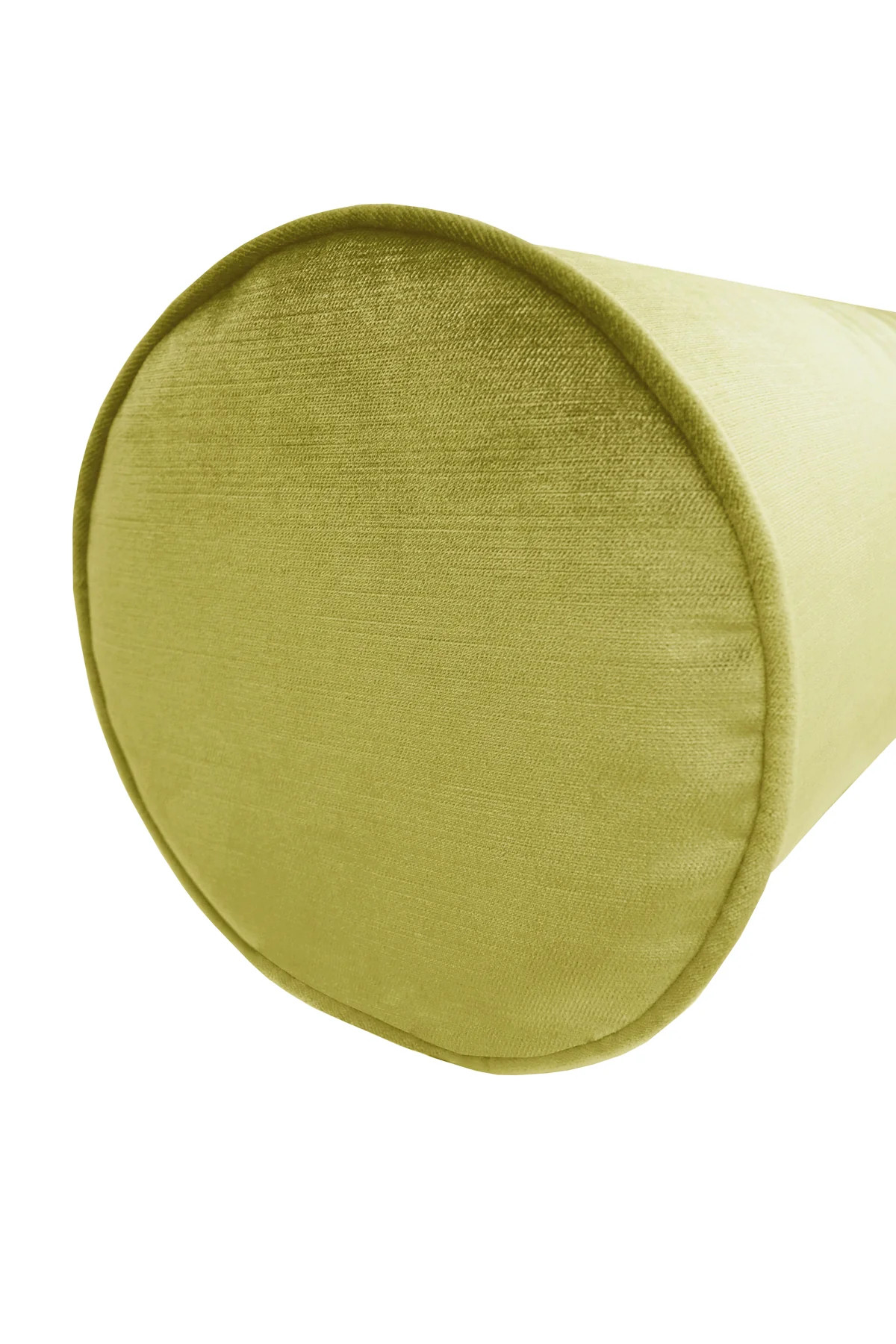 THE BOLSTER :: FAUX SILK VELVET // CHARTREUSE | LITTLE DESIGN COMPANY