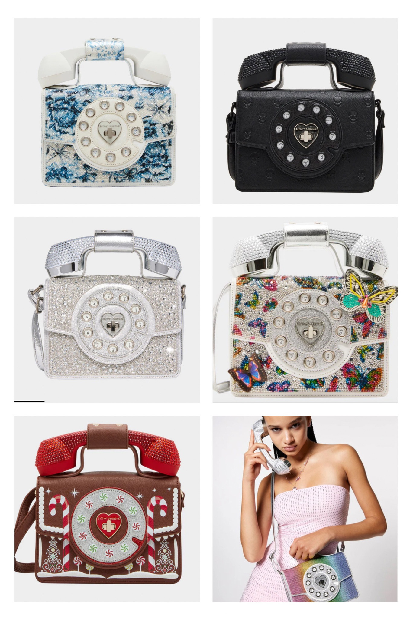 The Betsey Johnson Phone Bag! The handheld phone actually works by connecting to the Bluetooth on your cell phone! Such a fun purse and conversation starting piece! 

#LTKStyleTip #LTKHoliday #LTKGiftGuide