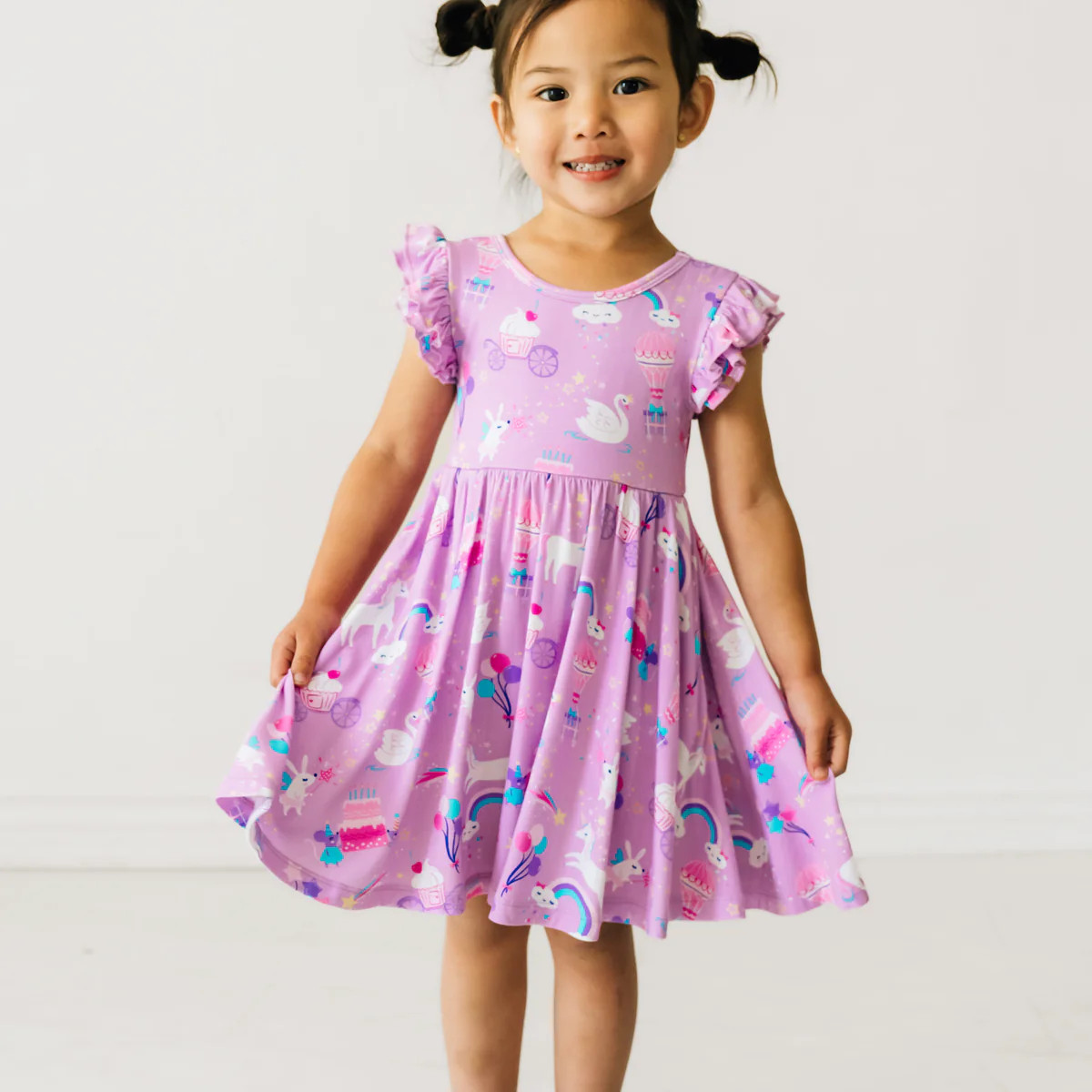 Magical Birthday Flutter Twirl Dress | Little Sleepies