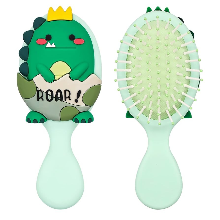 Toddler Hair Brush - Mini Hair Brush for Kids - Travel Brush for Boys and Girls - Baby Detangler ... | Amazon (US)