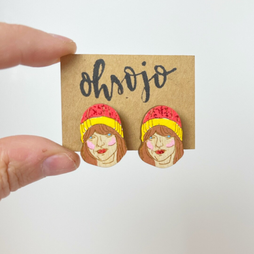 Taylor Swift Super Bowl Stud Earrings - Etsy | Etsy (US)