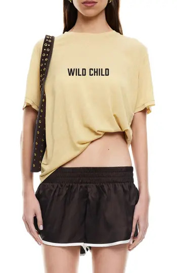 LIONESS Ranger Graphic T-Shirt in Beige at Nordstrom Rack, Size X-Small | Nordstrom Rack