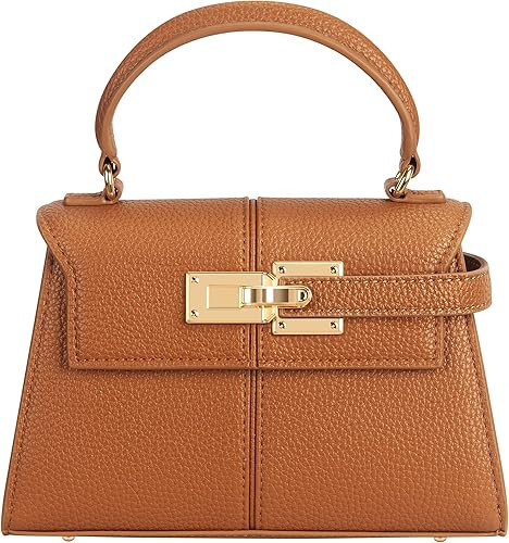 Women's Top-handle Handbags– Vegan Leather Vintage Top Handle Design with Adjustable Strap, Fas... | Amazon (US)
