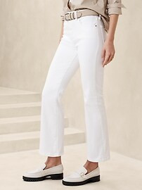 High-Rise Bootcut Crop Jean | Banana Republic Factory