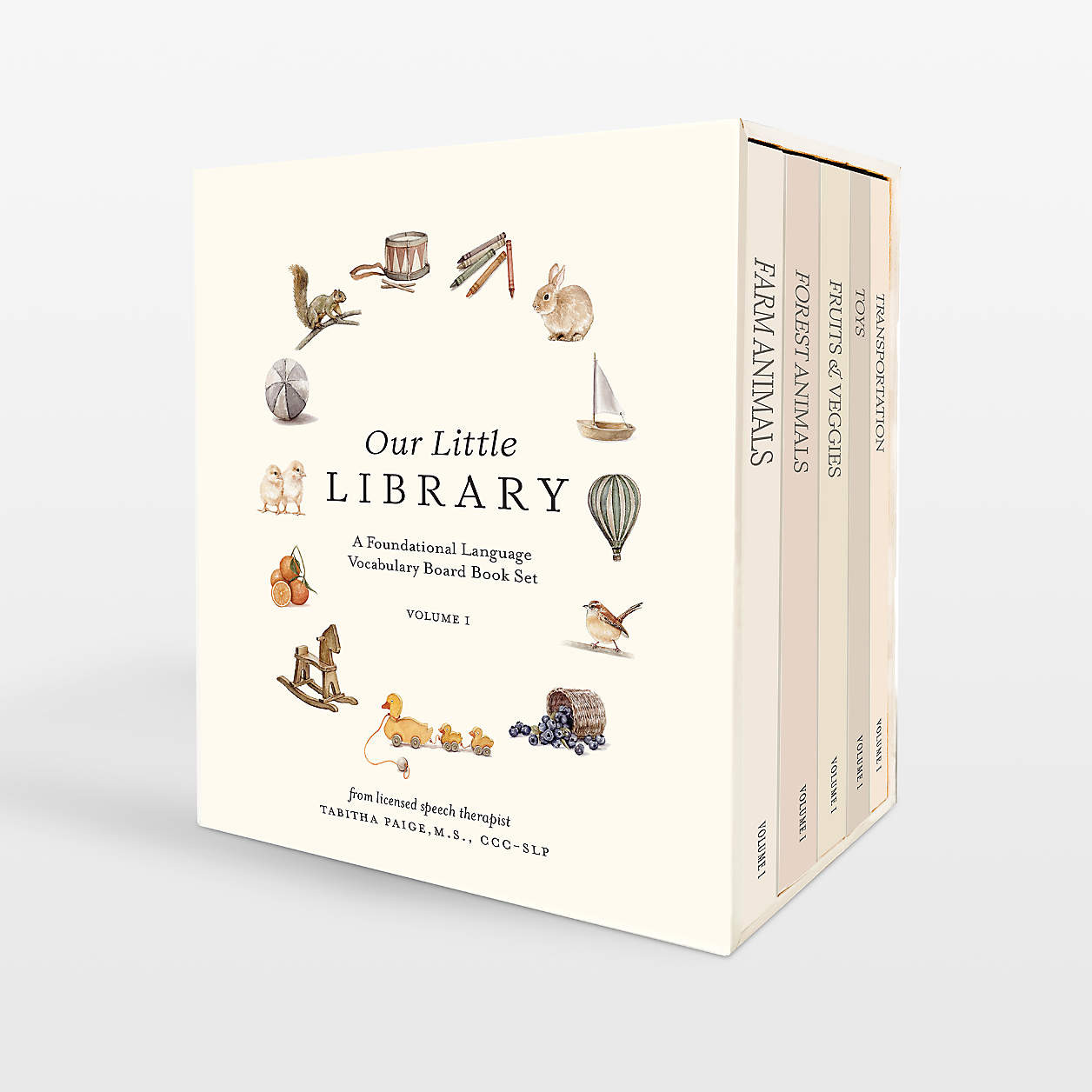 Our Little Library Baby Board Book Box Set by Tabitha Paige + Reviews | Crate & Kids | Crate & Barrel