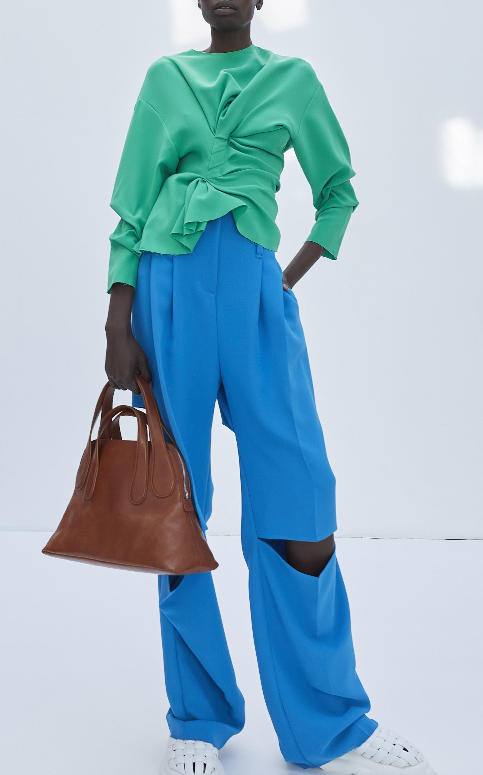Slit-Detailed Wide-Leg Pants | Moda Operandi (Global)