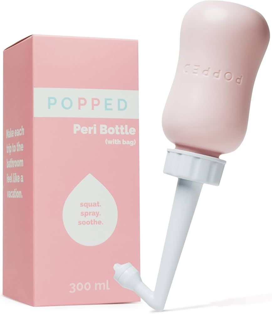 Popped Peri Bottle for Postpartum Care | Portable Bidet | Spray Bottle for Pain Relief, Tears, an... | Amazon (US)
