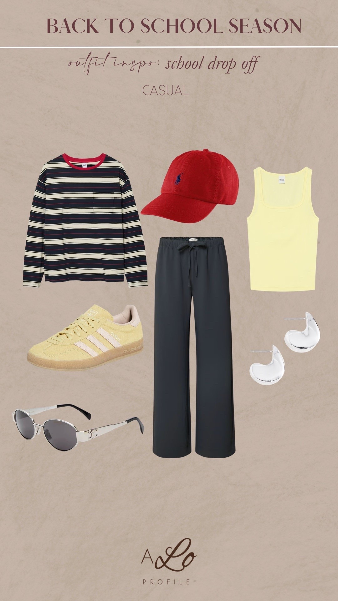 Back to School: School Drop Off Outfit Inspo // back to school, errands outfit, casual outfit, mom outfit, school drop off outfit, school drop off outfit ideas, casual mom outfit, casual errands outfit