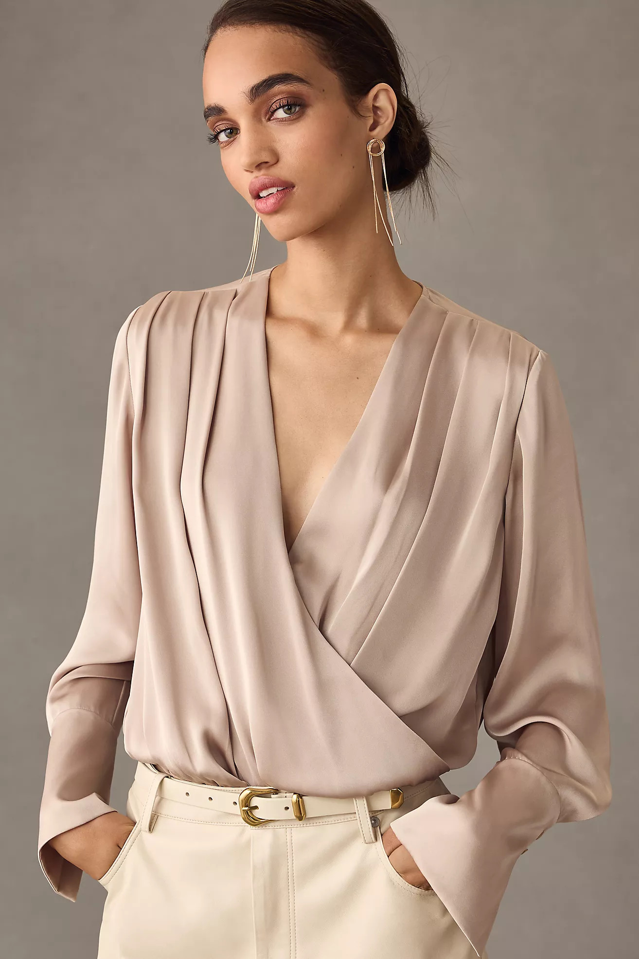 Favorite Daughter The Date Blouse Bodysuit | Anthropologie (US)