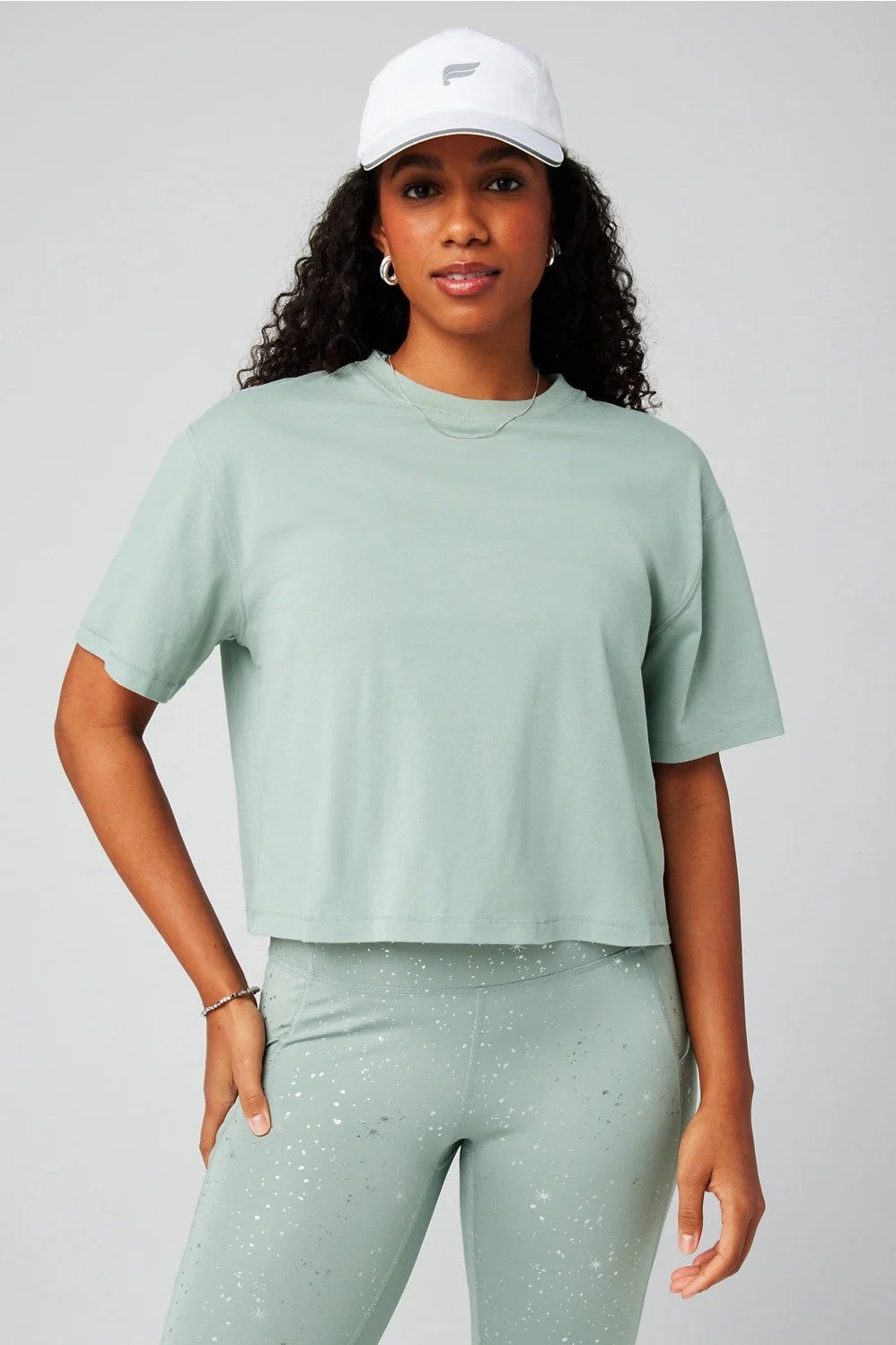 100% Cotton Boxy Tee | Fabletics