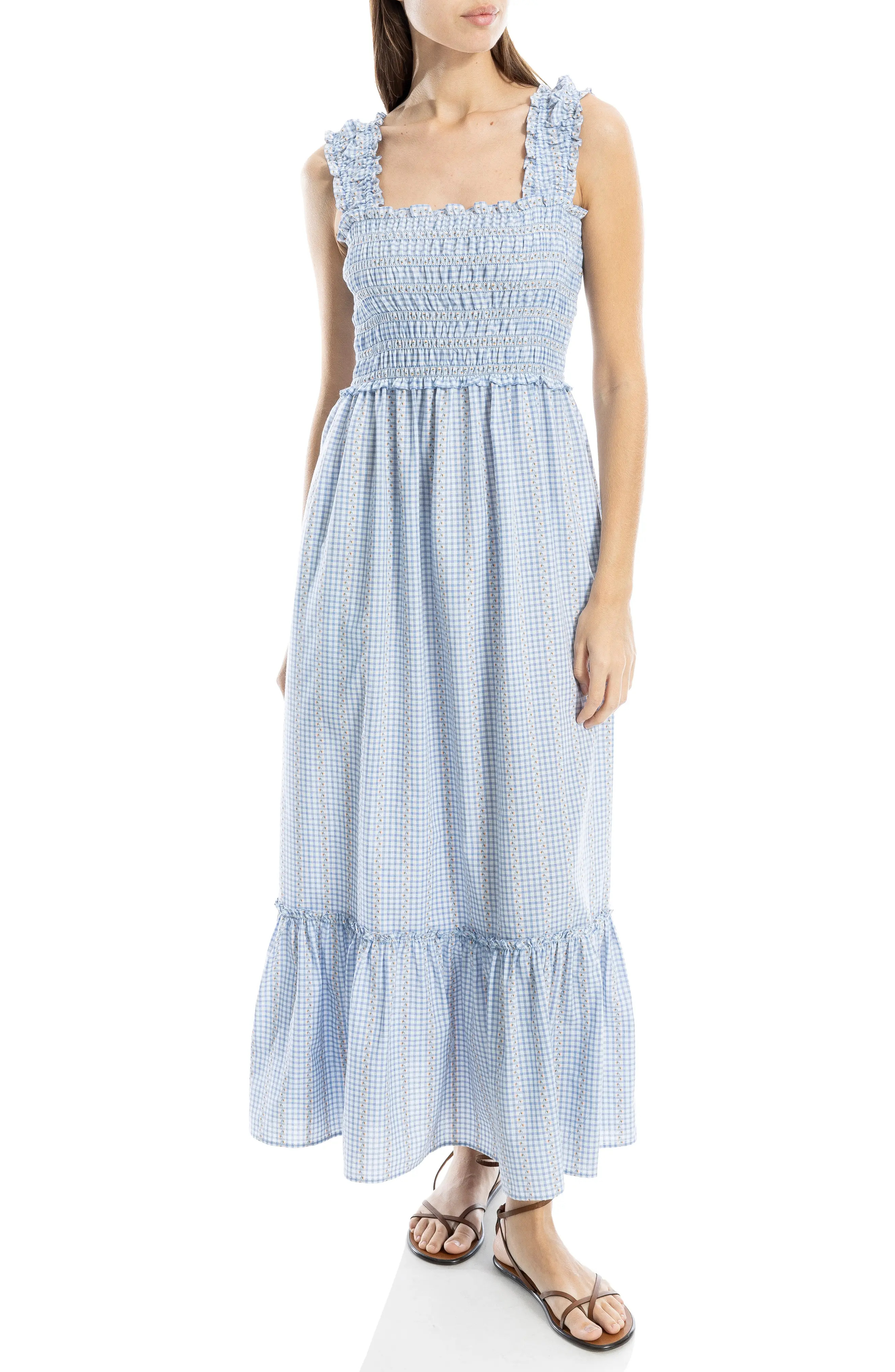 Wide Strap Smocked Maxi Dress (Women) | Nordstromrack | Nordstrom Rack