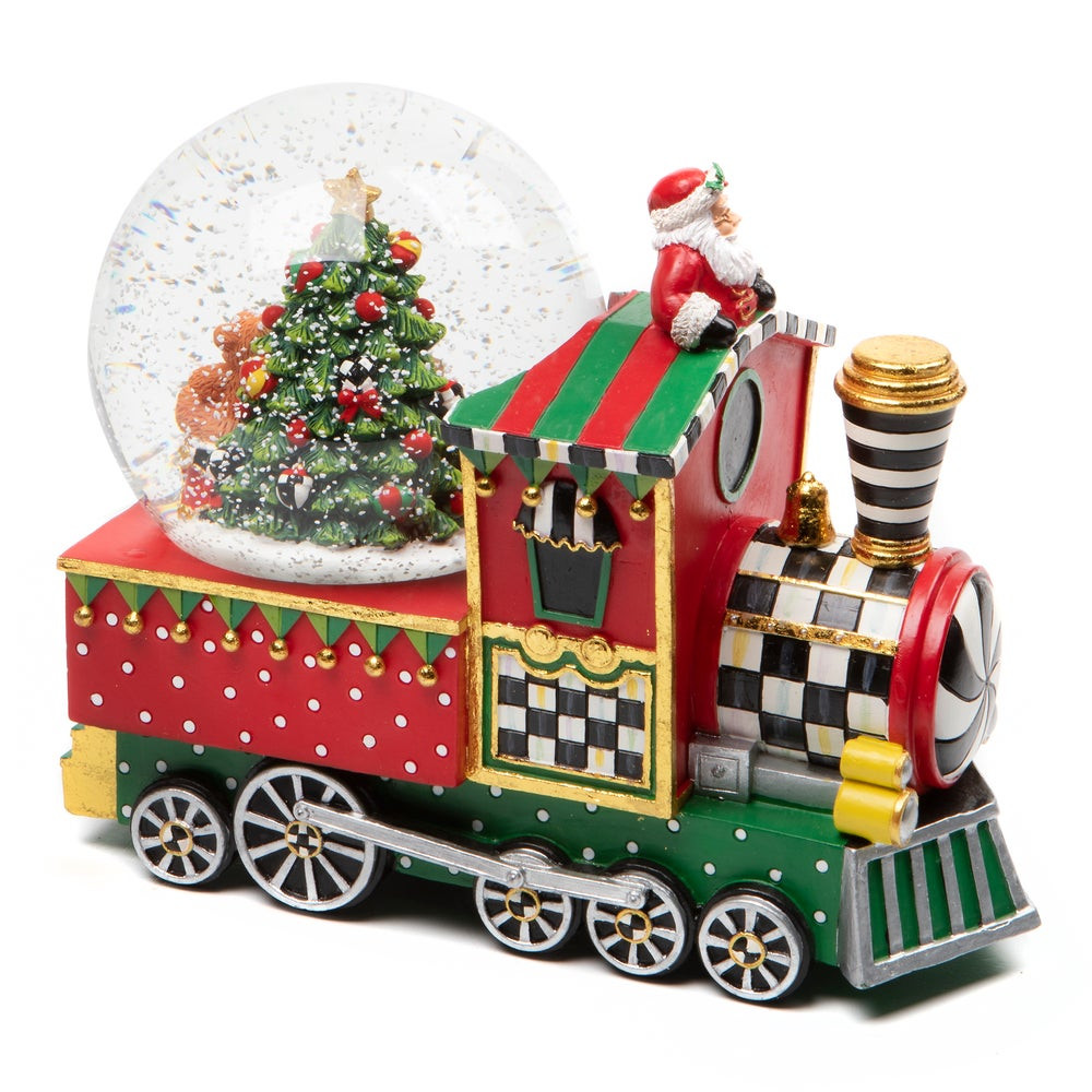 Toyland Train Snow Globe | MacKenzie-Childs