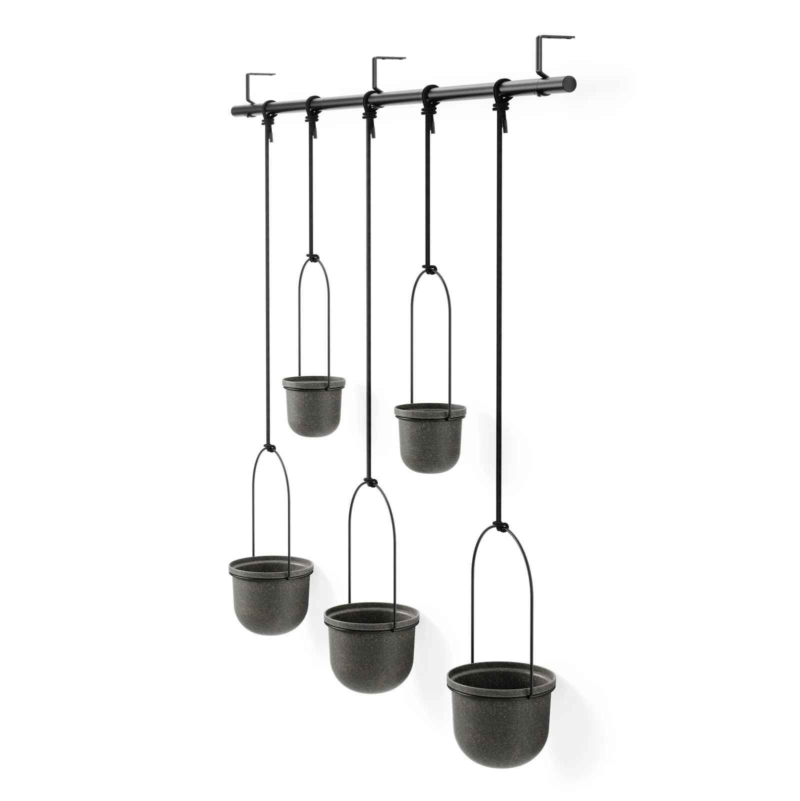 5-Piece Plastic Hanging Planter Set | Wayfair North America
