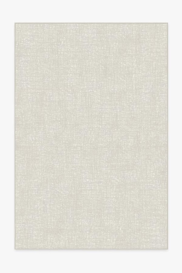 Crosshatch Beige Ivory Rug | Ruggable