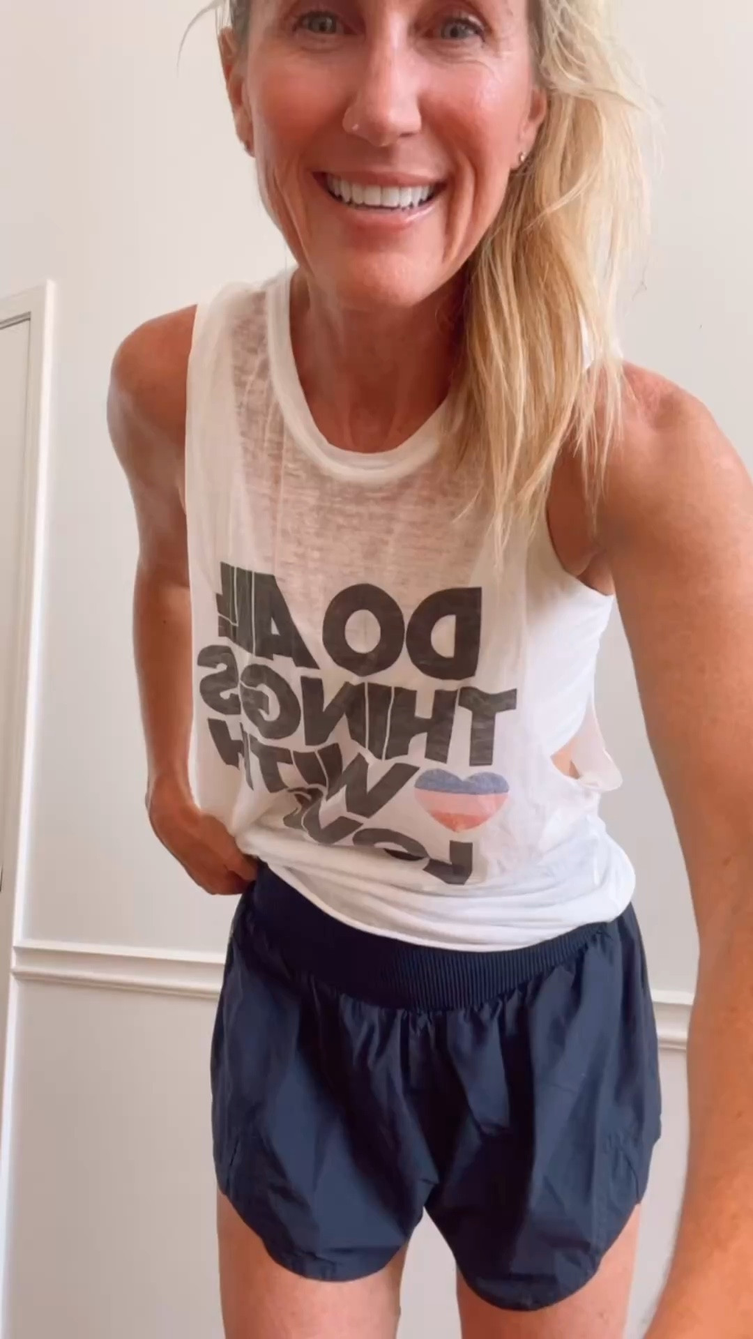 Favorite workout shorts. They will make any legs look better! ✨ I need all the help I can get 😉
The band can be rolled down if you don’t like the high waist to feel I wear them both ways, depending on what I’m doing


#LTKselfcare #LTKOver40 #LTKActive