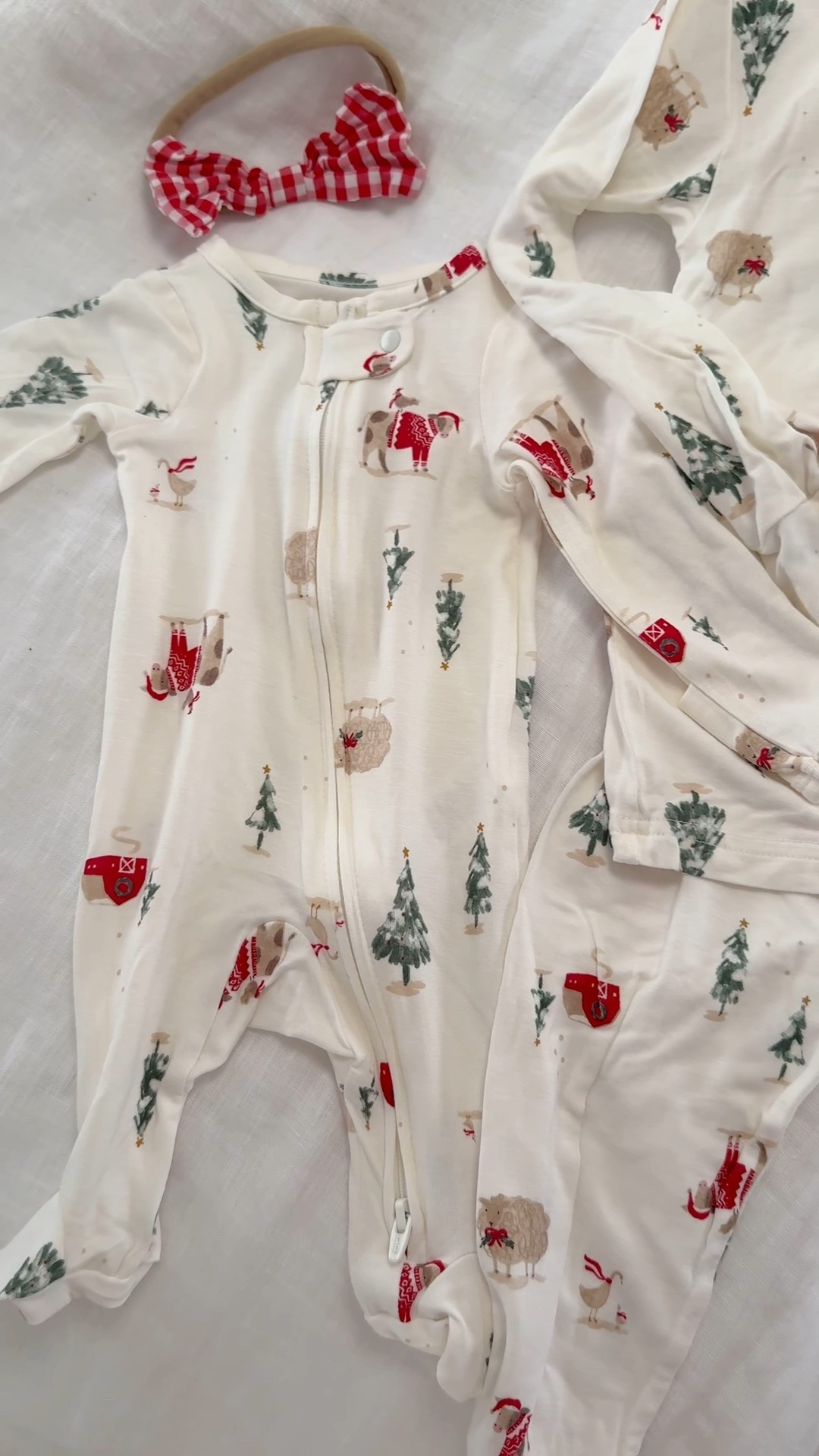 Matching toddler and baby Christmas PJs!🎄🐴🐷🐮

#LTKFamily #LTKSeasonal #LTKHoliday