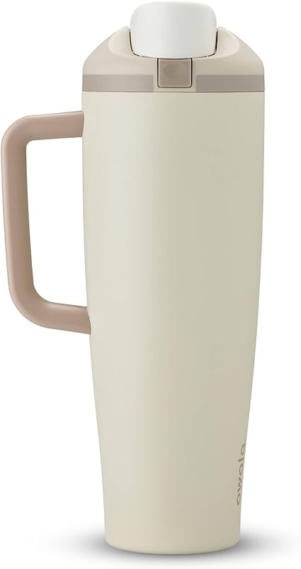 Owala FreeSip Tumbler - Stainless Steel - 40-oz. - Tan (Lightly Toasted) | Amazon (US)