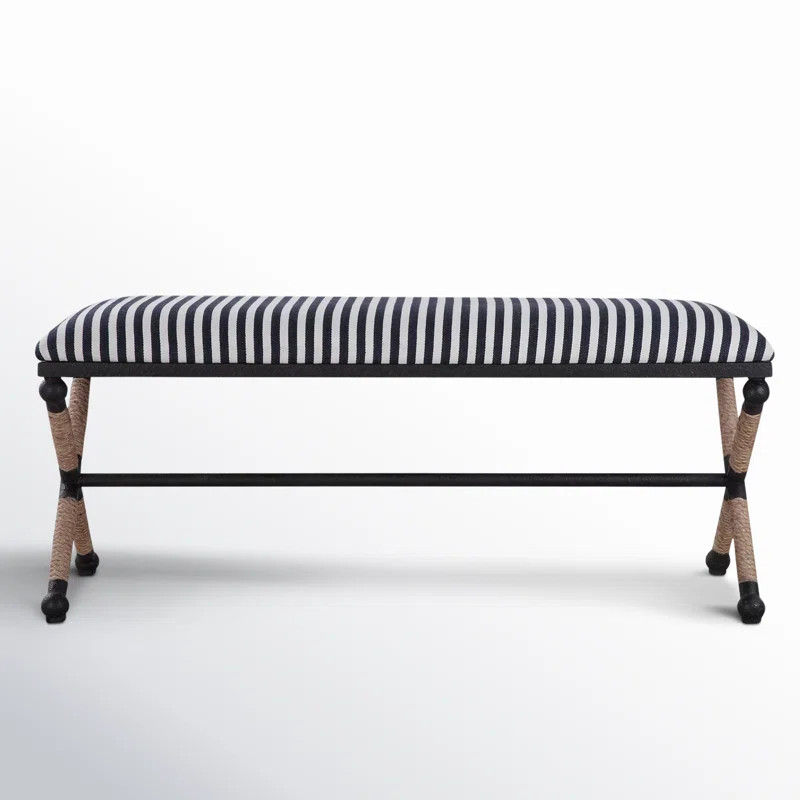 Milana Cotton Upholstered Bench | Wayfair North America