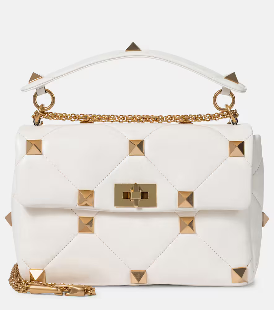 Valentino Garavani Roman Stud Small leather shoulder bag | Mytheresa (US/CA)