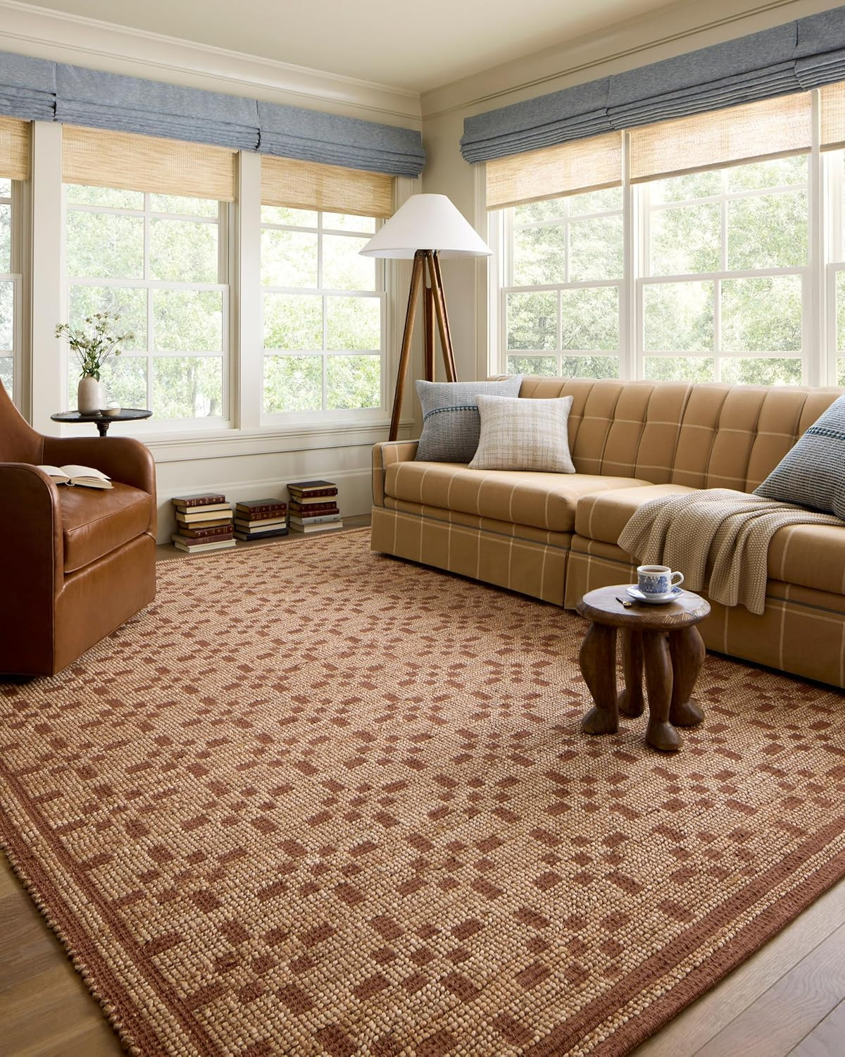 Loloi Chris Loves Julia Judy Natural/Spice 2'-3" x 3'-9" Accent Rug | Amazon (US)