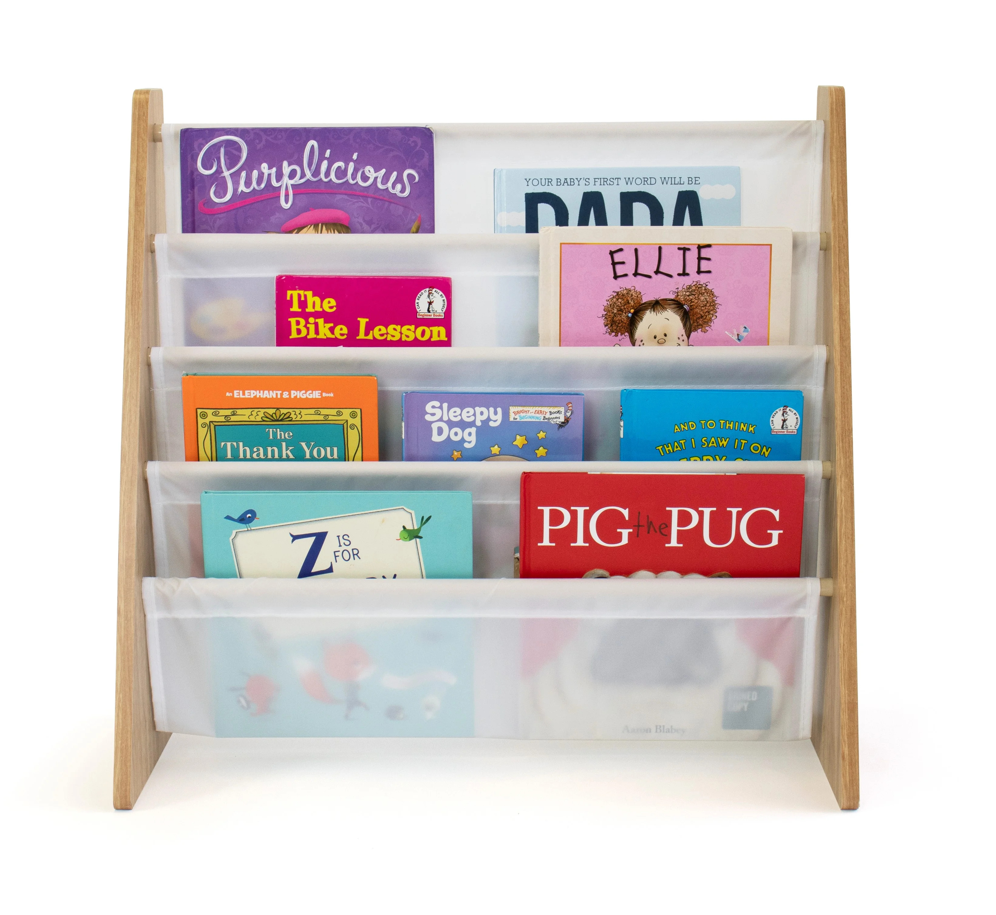 Humble Crew Journey Book Rack Storage Shelf, Natural/White | Walmart (US)