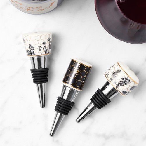 Williams Sonoma Honeycomb Wine Stoppers, Set of 3 | Williams-Sonoma