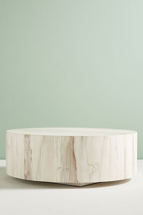 Swirled Drum Coffee Table | Anthropologie (US)
