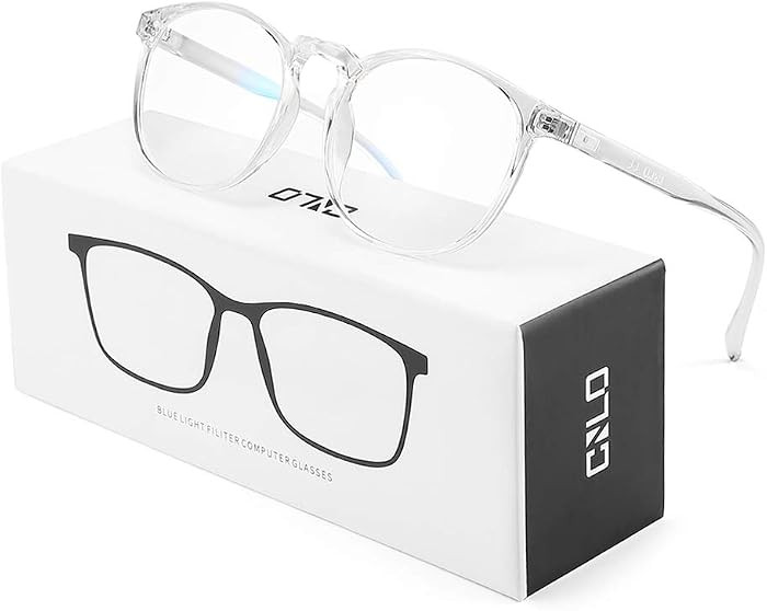 Blue Light Blocking Glasses,Computer Glasses,Anti Eyestrain, Lightweight Frame Eyeglasses,Men/Wom... | Amazon (US)