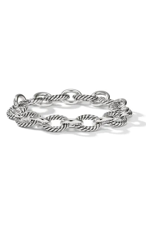 David Yurman Oval Link Chain Bracelet in Sterling Silver, 12mm at Nordstrom, Size 8.25 In | Nordstrom