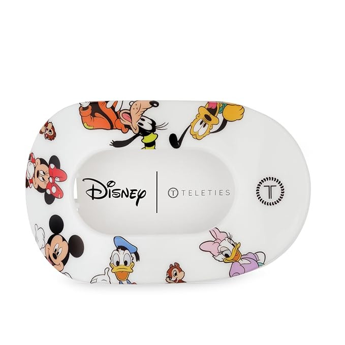 Amazon.com : Disney TELETIES Mickey and Friends Large Flat Round Hair Clip : Beauty & Personal Ca... | Amazon (US)