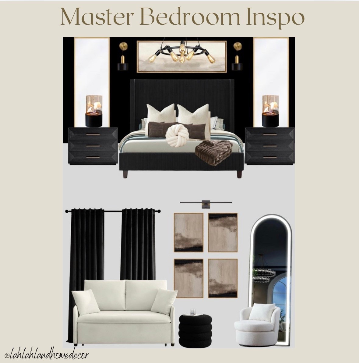Moody Master bedroom inspo! 

#LTKHome #LTKSaleAlert
