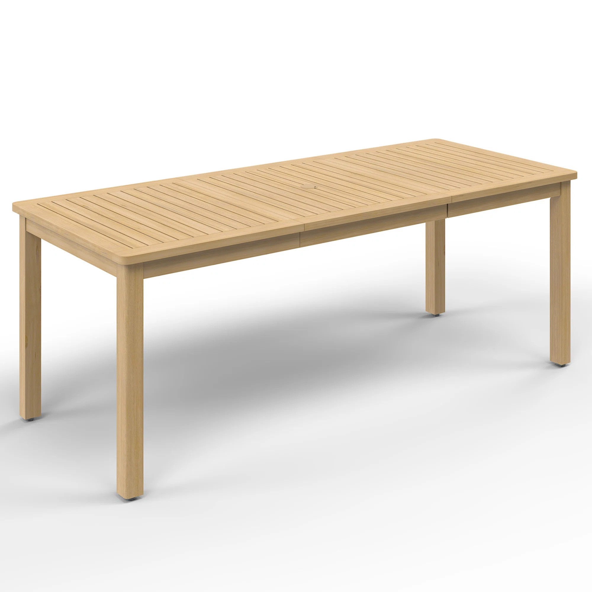 Solid Wood 78.74"l Outdoor Dining Table | Wayfair North America