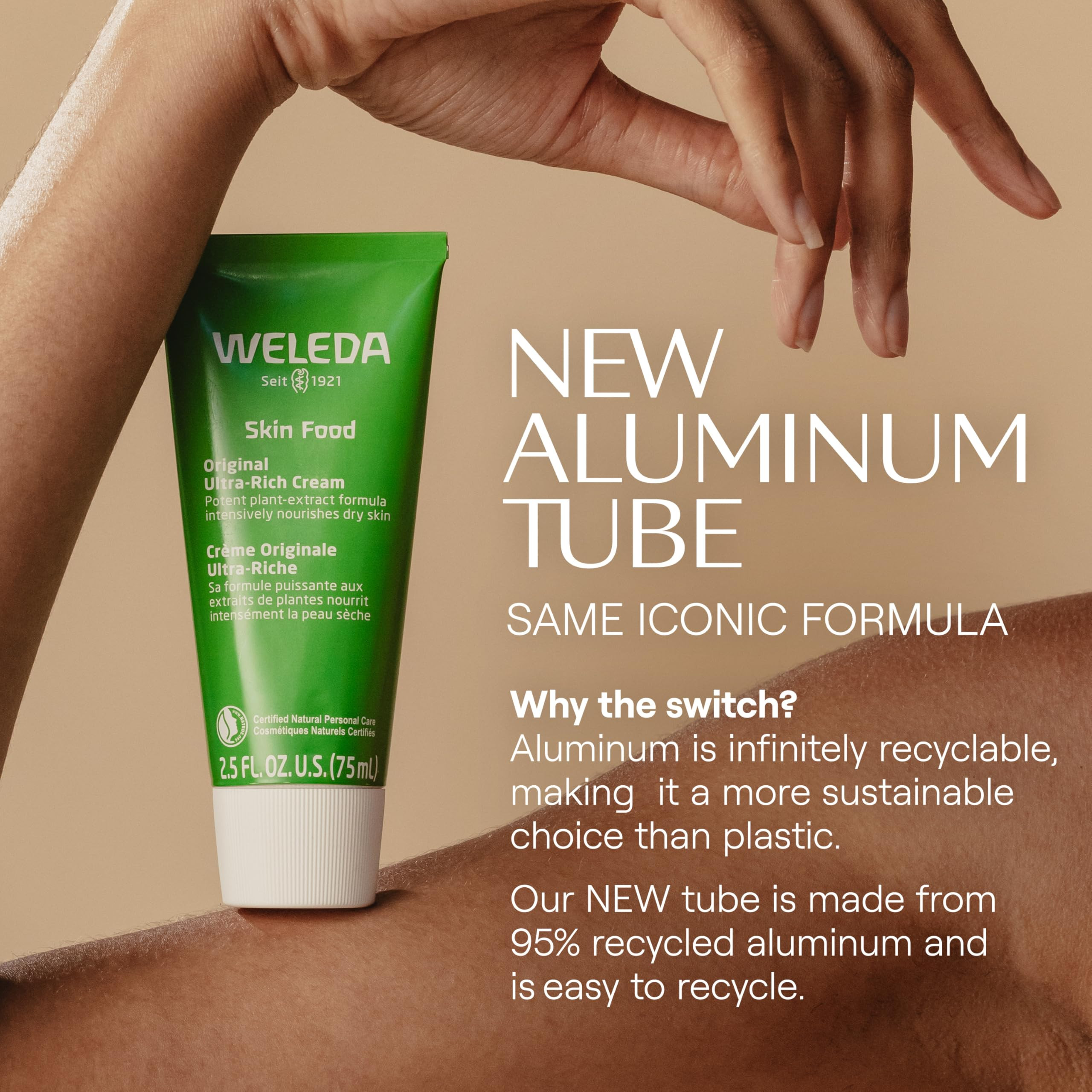 Weleda Skin Food Original Ultra-Rich Body Cream 2.5 Fluid Ounce, Plant Rich Hydrating Moisturizer... | Amazon (US)