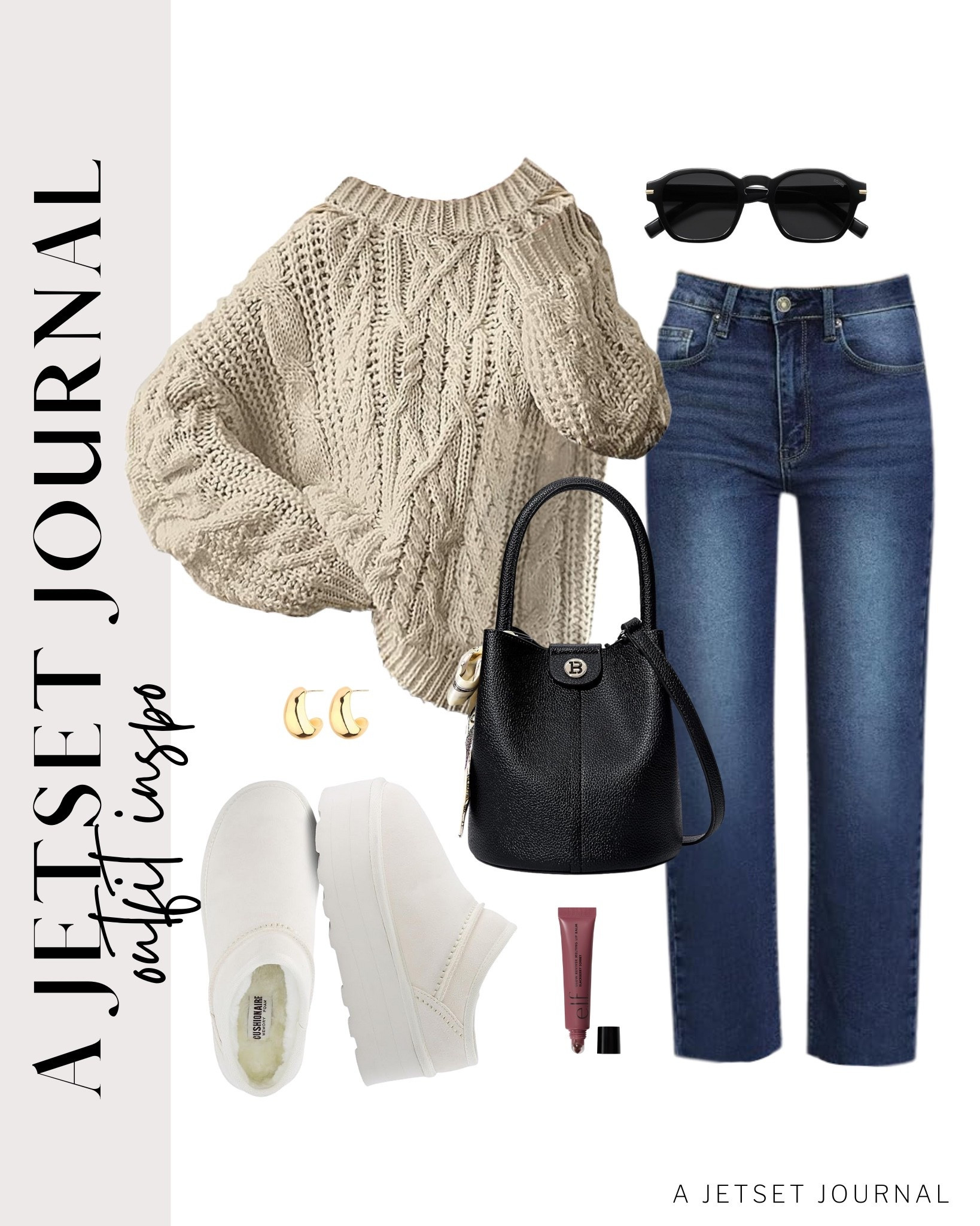 Transition smoothly from fall to winter with comfy sweaters and jeans!
chunky cable knit pullover, winter house slippers, adidas sneakers, viral style, casual outfit idea, running errands, trasnsitional outfit, comfy shoes, trendy look, capsule wardrobe, amazon finds, affordable style, fall to winter outfit idea

#LTKU #LTKFindsUnder50 #LTKSeasonal