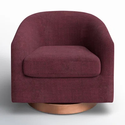 Bennett Upholstered Swivel Barrel Chair | Wayfair North America