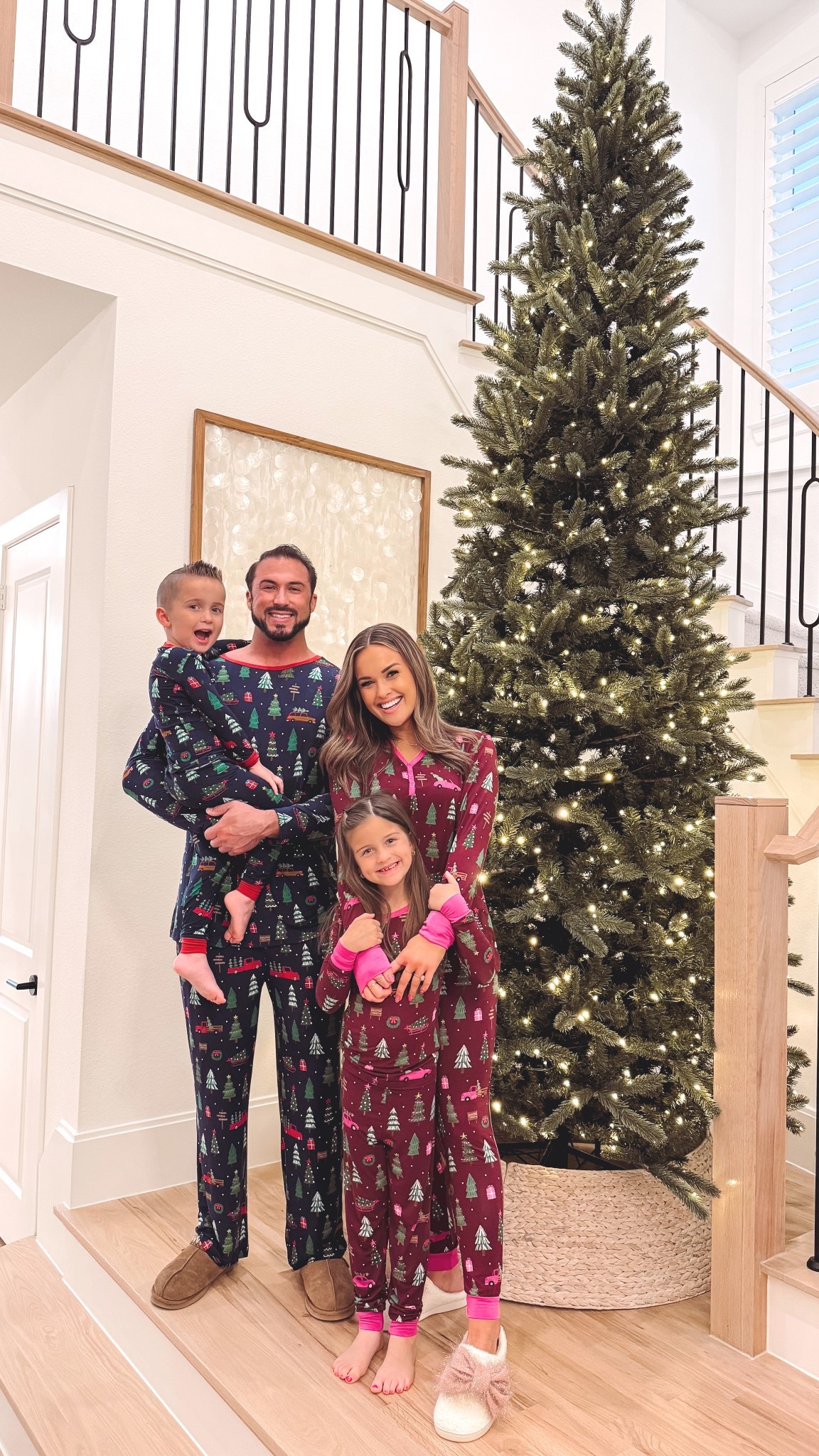 Cozy family pjs 🫶 Love the girl + boy matching especially when they’re buttery soft and festive 😍Code: SIERRA20 for 20% off holiday from little sleepies!! 

#LTKBaby #LTKSaleAlert #LTKKids