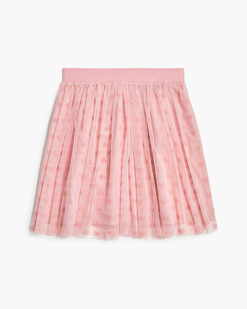 Girls' hearts tulle skirt | J.Crew Factory