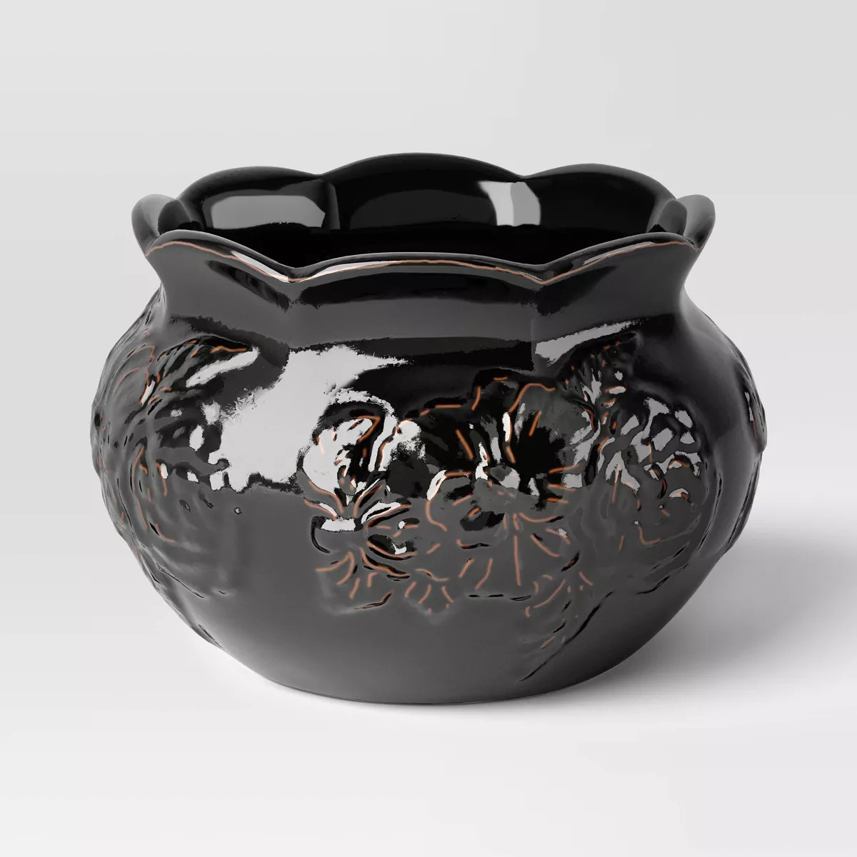 40 fl oz Stoneware Candy Bowl Black - Threshold™ | Target