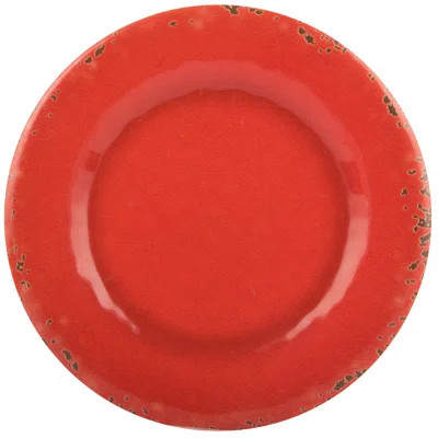 Table to go Melange 7" Melamine Salad Plate Color: Red Orange | Wayfair North America